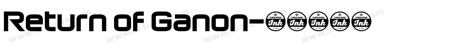 Return of Ganon字体转换